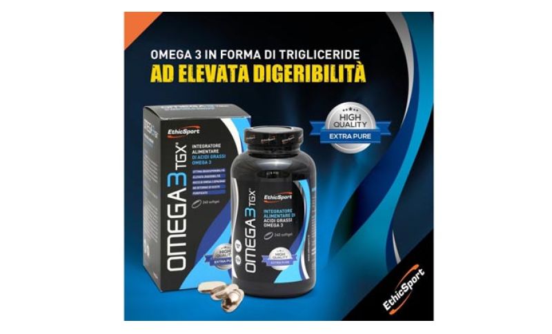 ETHIC SPORT OMEGA 3 TGX, UN PORTENTO PER LA SALUTE