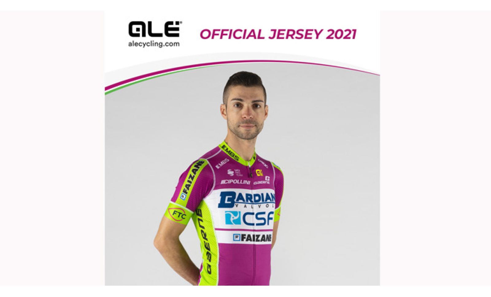 BARDIANI CSF FAIZANÈ ALÈ CYCLING FIRMA LA DIVISA 2021, NEL SEGNO DELLA