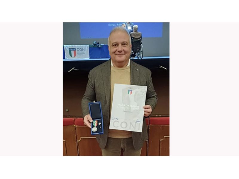 CONI, LA PALMA D'ARGENTO PER PAOLO SLONGO