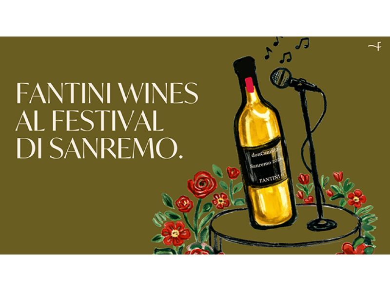 NON SOLO CICLISMO, FANTINI WINES SARA’ ANCORA PROTAGONISTA AL FESTIVAL DI SANREMO
