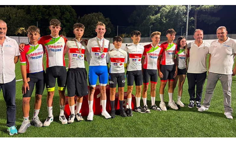 Tuscany and Umbria crown 19 regional track champions in Florence
