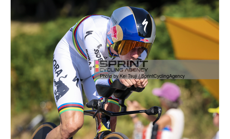 Evenepoel dominates Tour de France time trial, beats Pogačar