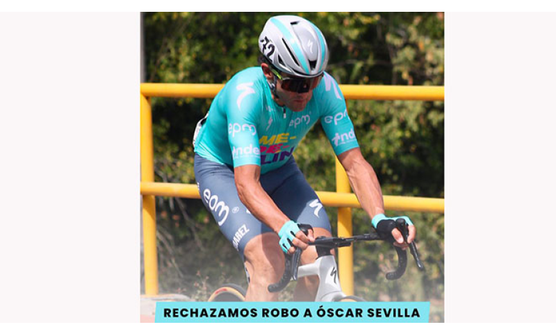 Óscar Sevilla held at gunpoint during training ride in Colombia