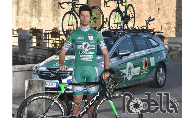 gallina dentro al cesto della bicicletta