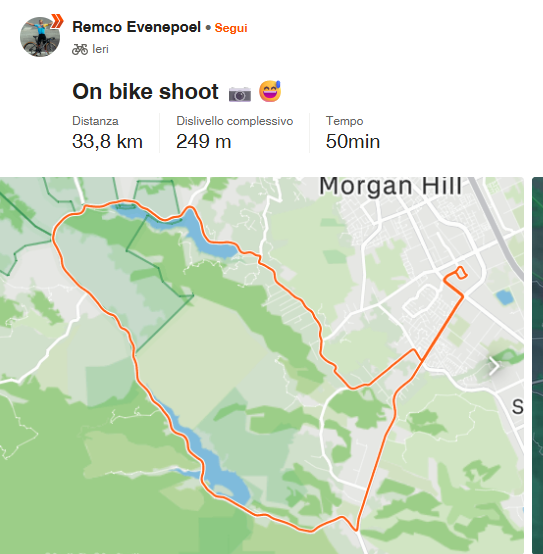 record Remco su Strava